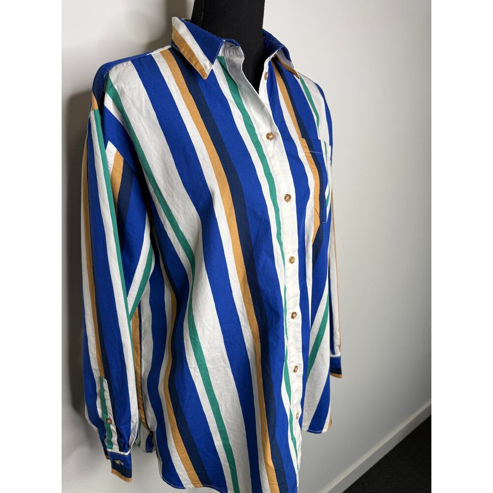 Sézane x Momoni Striped Shirt 36 French Girl Cotton - Picture 2 of 8